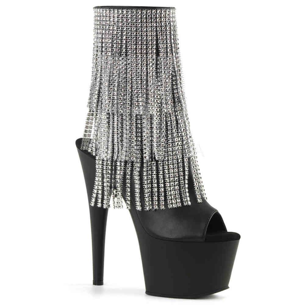 Pleaser - ADORE1024RSF Bottes de plateforme, Pole dance chaussures - Chaussures de pole dance - Noir Product image